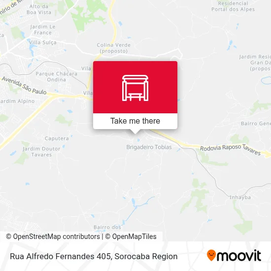 Rua Alfredo Fernandes 405 map