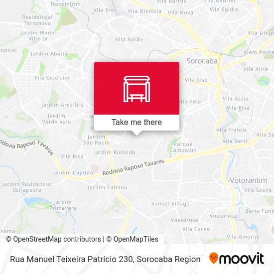 Rua Manuel Teixeira Patrício 230 map