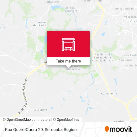 Rua Quero-Quero 20 map