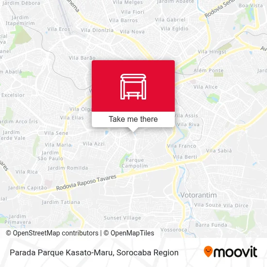 Parada Parque Kasato-Maru map