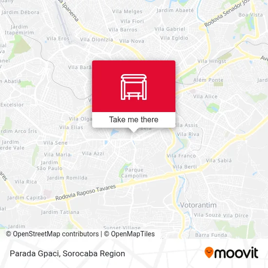 Parada Gpaci map