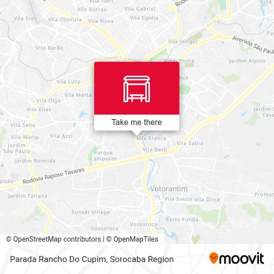 Parada Rancho Do Cupim map