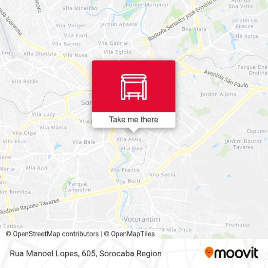 Rua Manoel Lopes, 605 map
