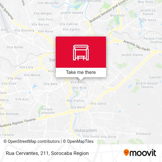 Rua Cervantes, 211 map