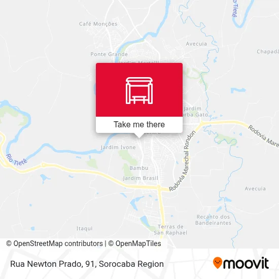 Rua Newton Prado, 91 map