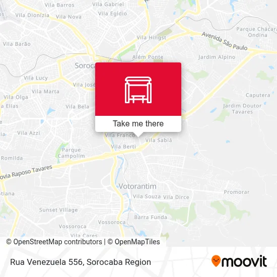 Rua Venezuela 556 map