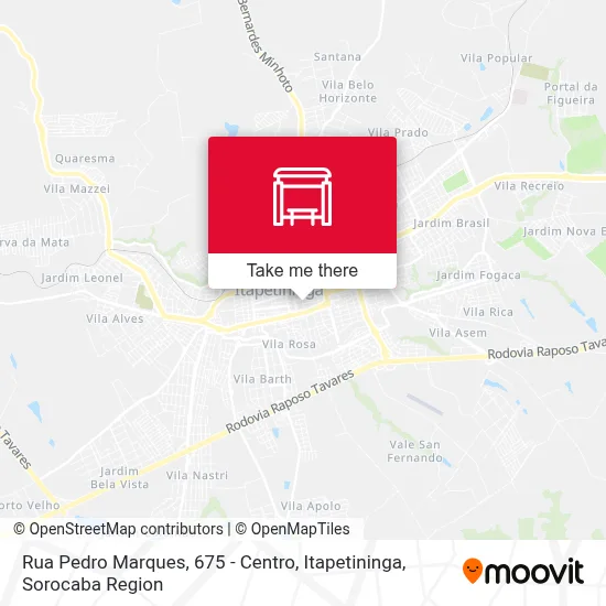 Rua Pedro Marques, 675 - Centro, Itapetininga map