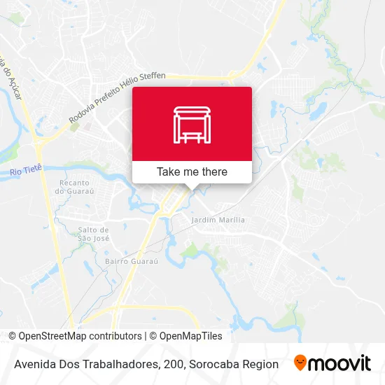 Avenida Dos Trabalhadores, 200 map
