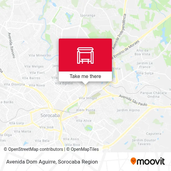 Avenida Dom Aguirre map