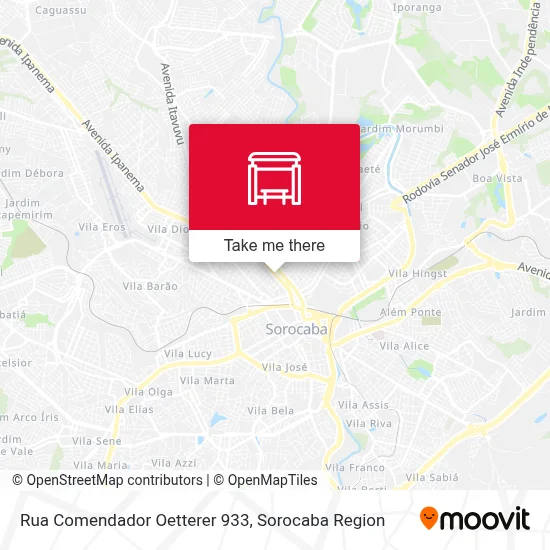 Rua Comendador Oetterer 933 map