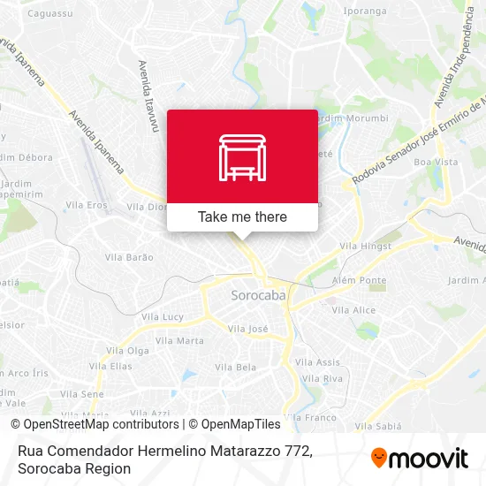Rua Comendador Hermelino Matarazzo 772 map
