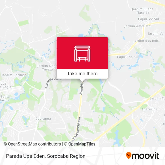 Parada Upa Eden map