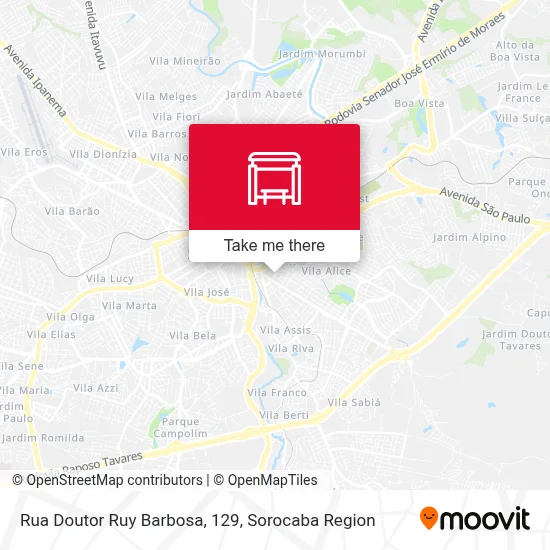Rua Doutor Ruy Barbosa, 129 map