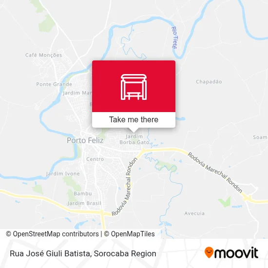 Rua José Giuli Batista map