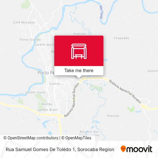Rua Samuel Gomes De Tolêdo 1 map