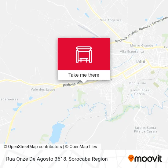 Rua Onze De Agosto 3618 map