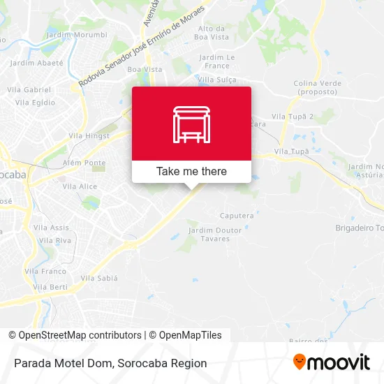 Parada Motel Dom map