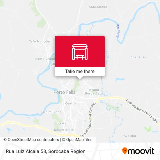 Rua Luiz Alcala 58 map