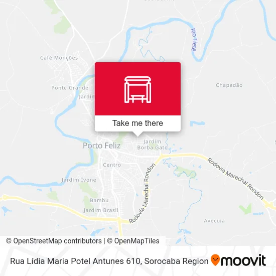 Rua Lídia Maria Potel Antunes 610 map
