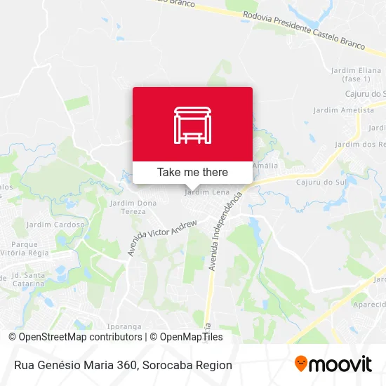 Rua Genésio Maria 360 map