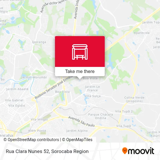 Rua Clara Nunes 52 map