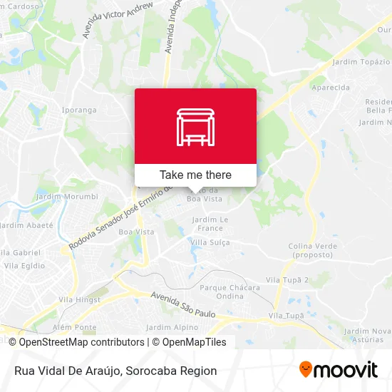 Rua Vidal De Araújo map