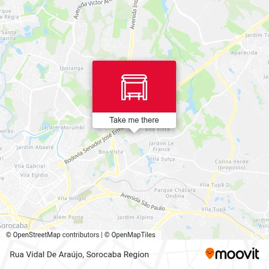 Rua Vidal De Araújo map