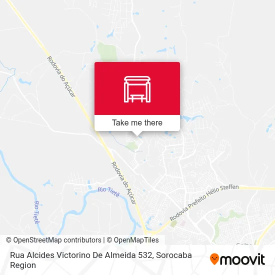 Rua Alcides Victorino De Almeida 532 map