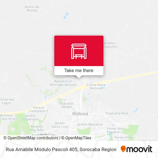 Rua Amabile Módulo Pascoli 405 map