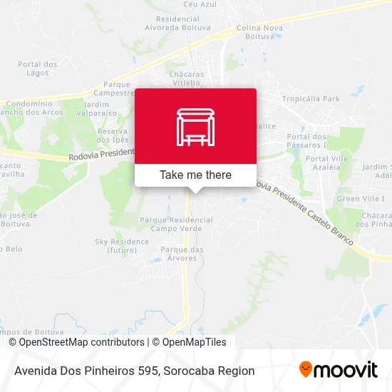 Avenida Dos Pinheiros 595 map