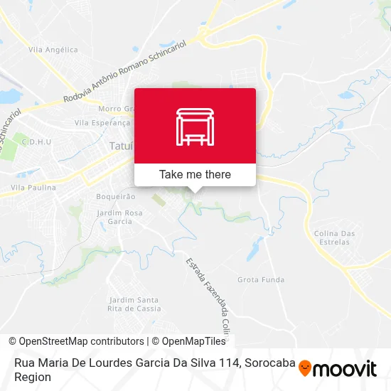 Rua Maria De Lourdes Garcia Da Silva 114 map