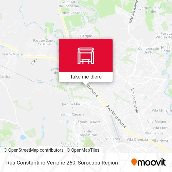 Rua Constantino Verrone 260 map