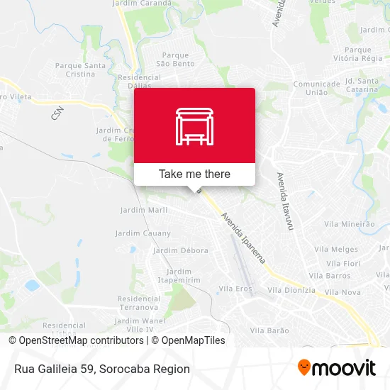 Rua Galileia 59 map