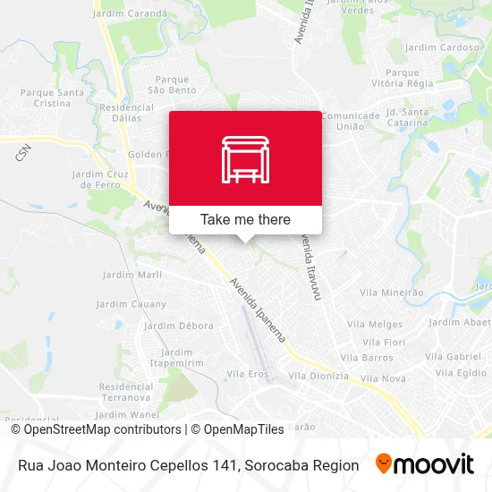 Rua Joao Monteiro Cepellos 141 map