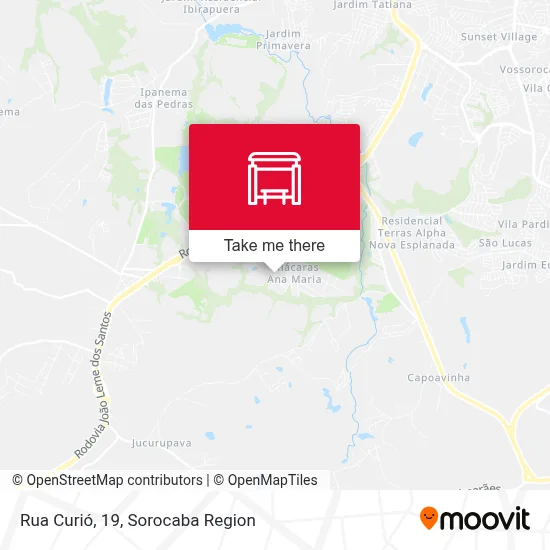 Rua  Curió, 19 map