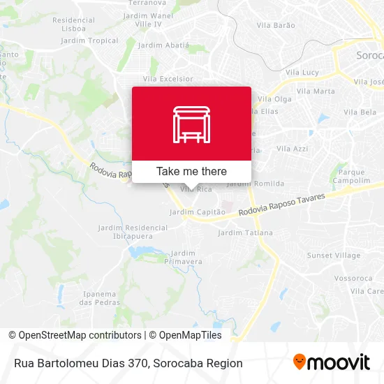 Rua Bartolomeu Dias 370 map
