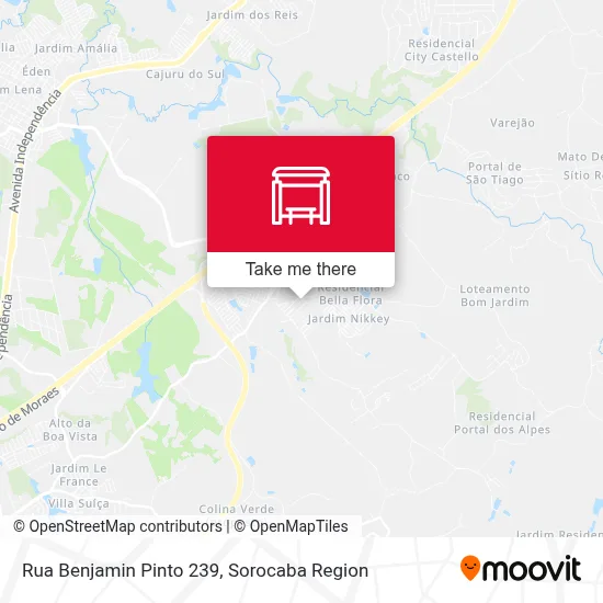 Rua Benjamin Pinto 239 map