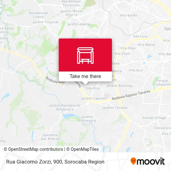 Rua  Giacomo Zorzi, 900 map