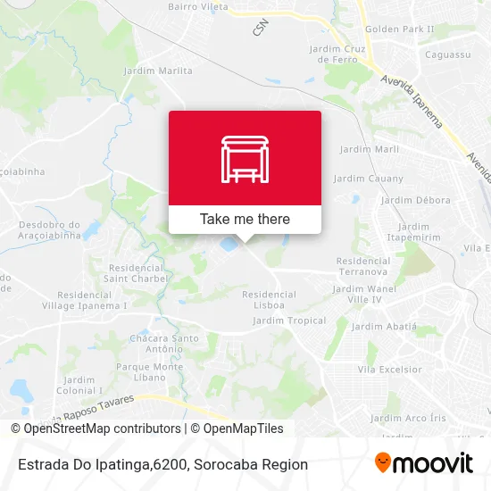 Estrada Do Ipatinga,6200 map