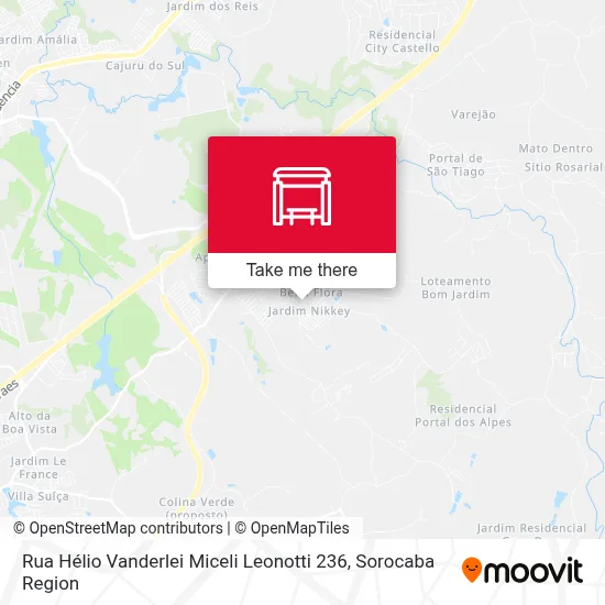 Rua Hélio Vanderlei Miceli Leonotti 236 map