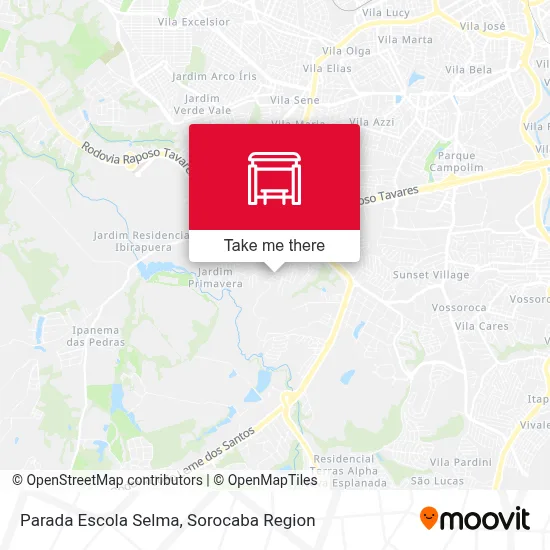 Parada Escola Selma map