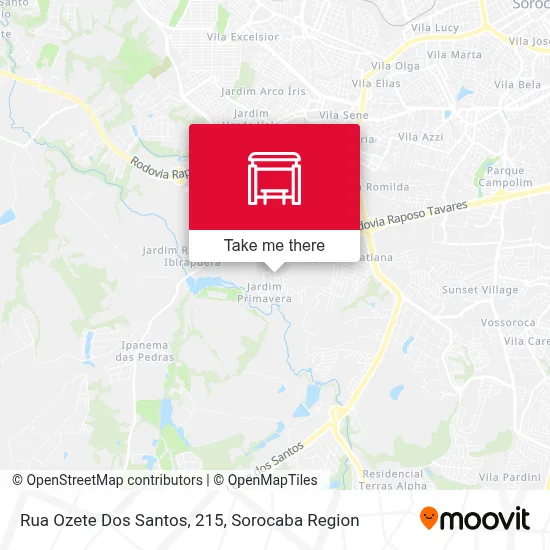 Rua Ozete Dos Santos, 215 map