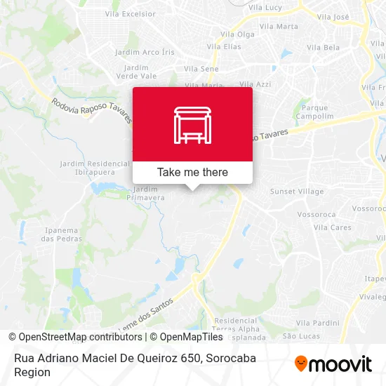 Rua Adriano Maciel De Queiroz 650 map