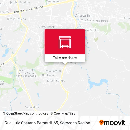 Rua Luiz Caetano Bernardi, 65 map
