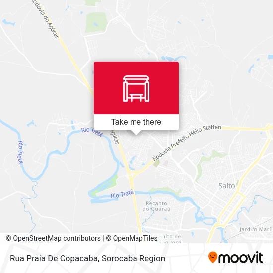 Rua Praia De Copacaba map