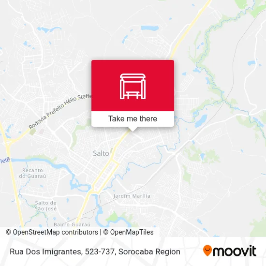 Rua Dos Imigrantes, 523-737 map