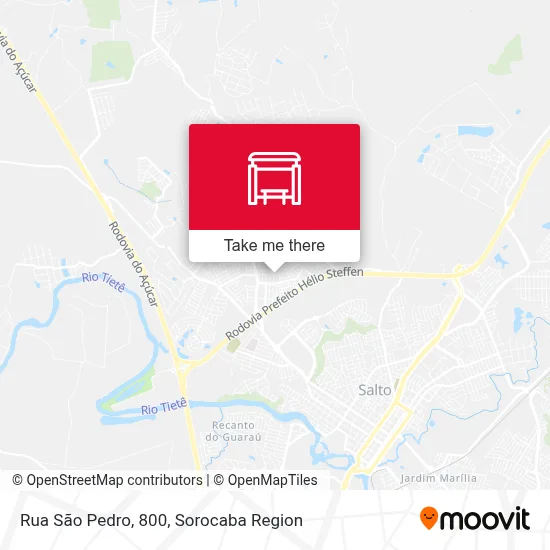 Rua São Pedro,  800 map