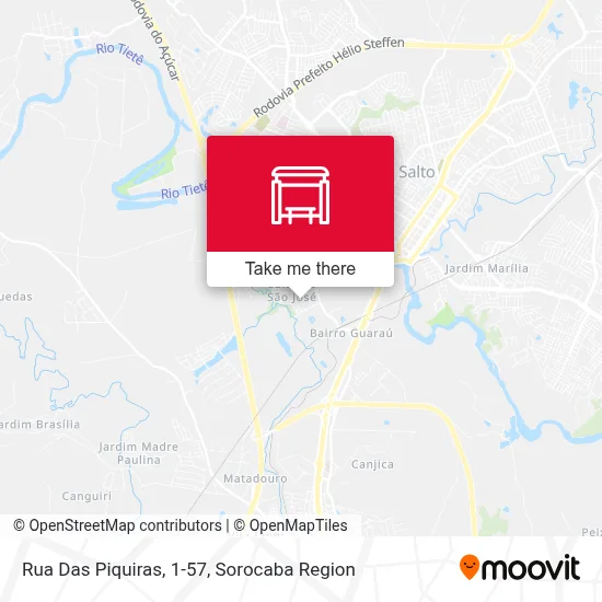 Rua Das Piquiras, 1-57 map