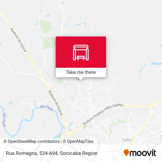 Rua Romagna, 534-694 map