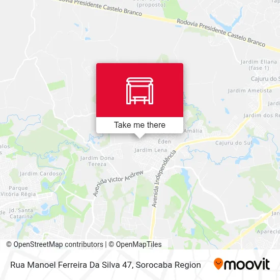 Rua Manoel Ferreira Da Silva 47 map